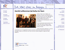 Tablet Screenshot of kultur-im-team.de